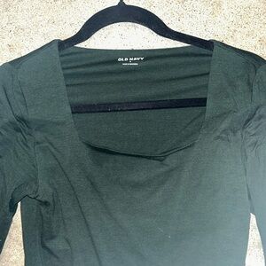 Old Navy Women's Forest Green Bodysuit